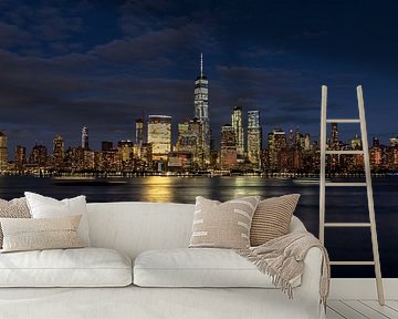 New York City skyline at night by Marieke Feenstra