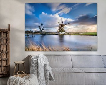 Dutch Windmill near Abcoude by Ramón Tolkamp