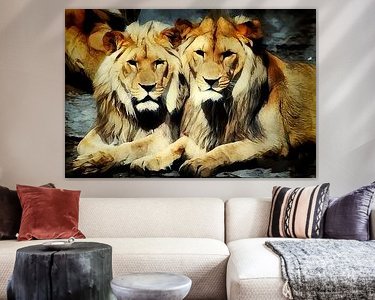 Example of the artwork in a room