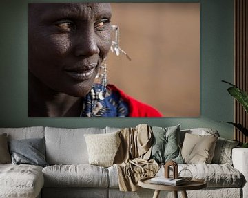 Masai en Tanzanie sur Vera van der Wal