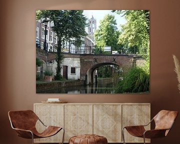 Nieuwegracht Utrecht met Domtoren