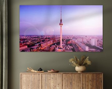 Berlin – TV Tower Skyline van Alexander Voss