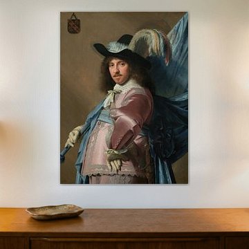 Andries Stilte as a Standard Bearer, Johannes Cornelisz Verspronck