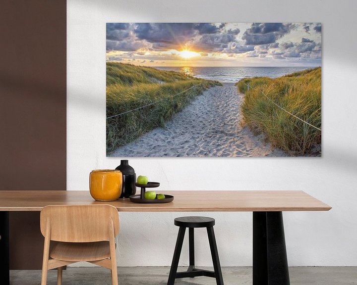 Beispiel: Strandaufgang Texel von Justin Sinner Pictures ( Fotograaf op Texel)