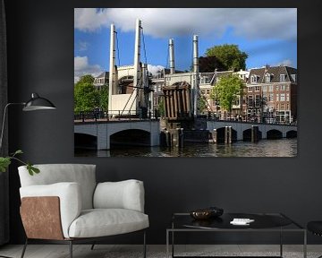 Magere brug geopend in Amsterdam van Dennis van de Water
