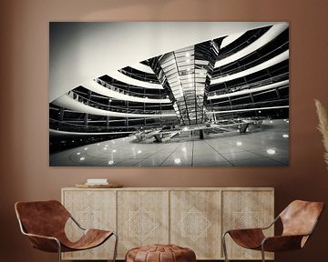 Architectural Photography: Berlin – Reichstag Dome van Alexander Voss