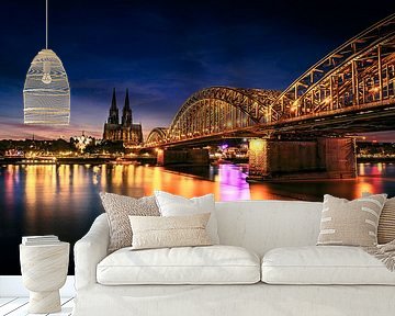 Stadsgezicht Keulen, Duitsland van Martijn van Steenbergen