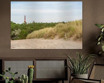 Vuurtoren duinen Ameland van Margreet Frowijn