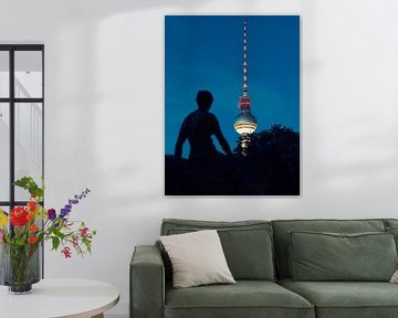 Berliner Fernsehturm bei Nacht von Alexander Voss