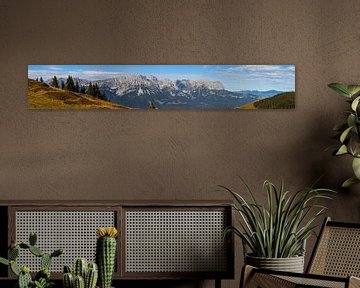 Panorama van de Wilder Kaiser, Tirol van Jan Schuler