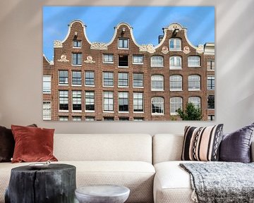 3 gevels aan de Prinsengracht sur Dennis van de Water