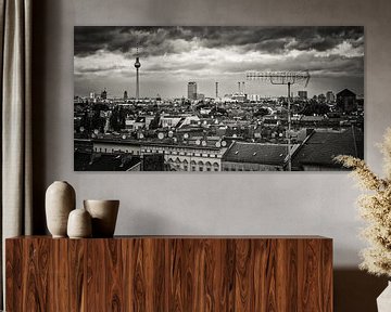 Black and White Photography: Berlin – Skyline-Panorama