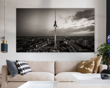 TV Tower Berlin (Black and White) by Alexander Voss