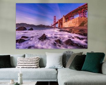 Golden Gate bridge van Photo Wall Decoration