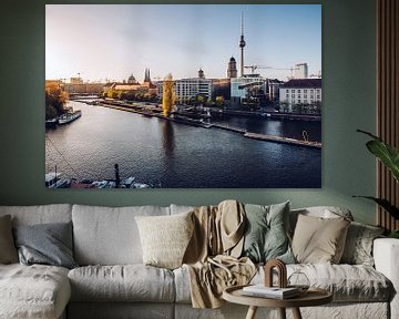 Berlin – Skyline / Historischer Hafen von Alexander Voss