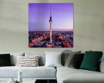 Berlin – Skyline / TV Tower van Alexander Voss
