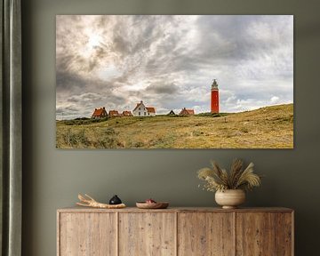 Texel - Vuurtoren Eierland - Zonsondergang van Texel360Fotografie Richard Heerschap
