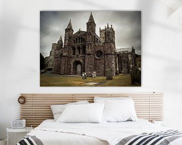 St Davids Cathedral, Wales von Art By Dominic