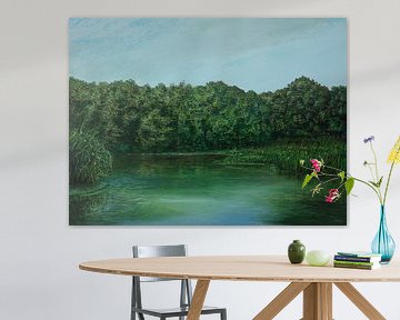 Lac de la forêt sur Art Demo