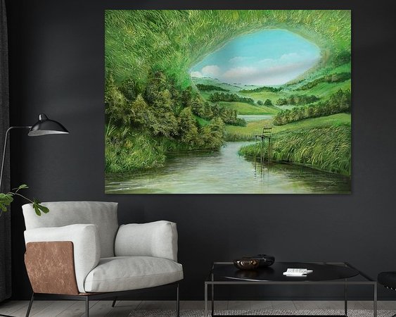 Example of the artwork in a room