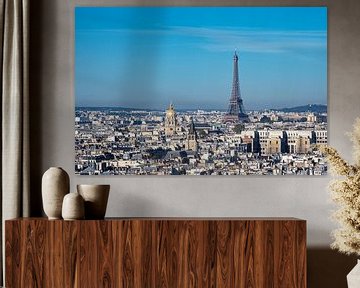 Blick auf den Eiffelturm in Paris, Frankreich von Rico Ködder