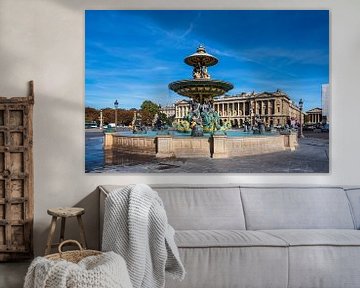 Blick auf den Place de la Concorde in Paris, Frankreich von Rico Ködder