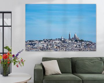 View to the basilica Sacre-Coeur in Paris, France