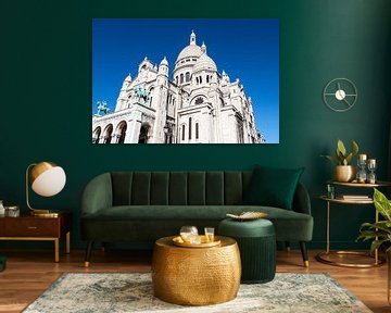 View to the basilica Sacre-Coeur in Paris, France