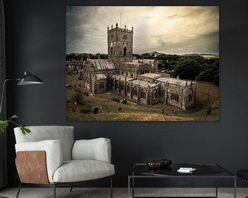 Kathedraal van St Davids, Wales van Art By Dominic