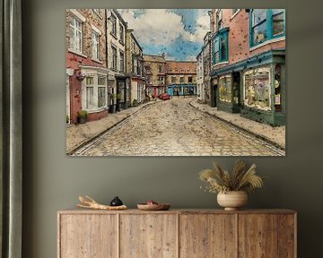 EEN STRAAT IN LONDEN by KUNST ART