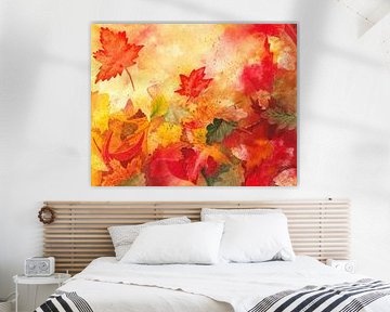 Autumn Leaves Falling by Irina Sztukowski