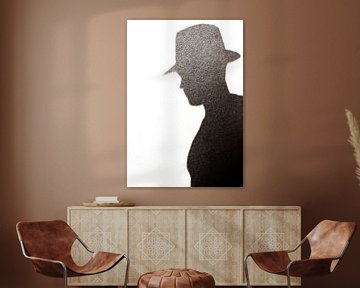 Silhouet van een cowboy van Devin Meijer