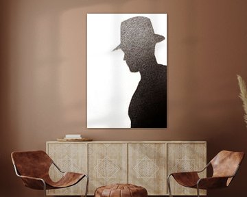 Silhouette d'un cow-boy sur Devin Meijer