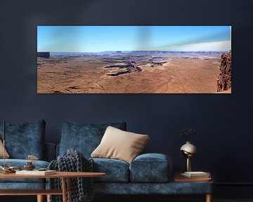 Panorama de la rivière verte Canyonlands sur Gerben Tiemens