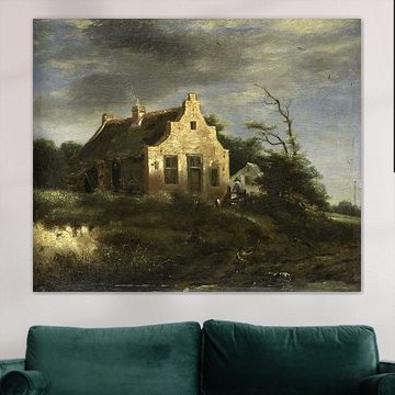 Bauernhaus in waldiger Dünenlandschaft, Jacob Isaacksz. van Ruisdael