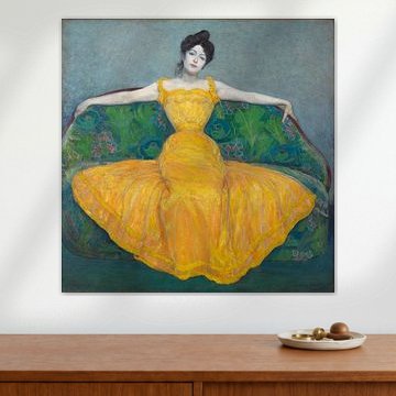 Dame in de gele jurk, Max Kurzweil (gezien bij vtwonen)