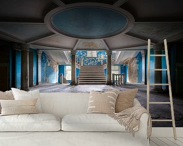 Verlaten Blauwe Trap.