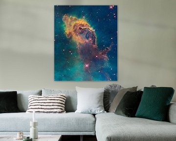 NASA Hubble ruimtetelescoop foto van de ruimte van Brian Morgan
