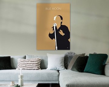 No090 MY Billie Holiday Minimal Music poster sur Chungkong Art