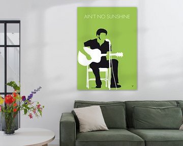 No156 MY BILL WITHERS Affiche de musique minimale sur Chungkong Art