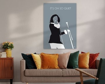 No187 MY Bjork Minimal Music poster by Chungkong Art