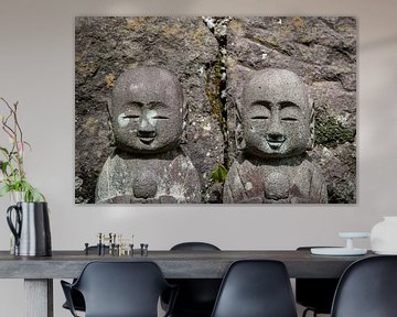 Statues at the Hasedera Temple in Japan by Marcel Alsemgeest