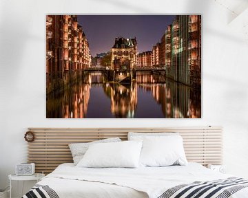 Water castle in the Speicherstadt, Hamburg by Jenco van Zalk