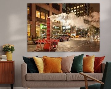 steampipe in manhattan (new york) by Erik van 't Hof