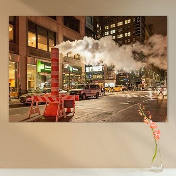 Dampfleitung in New York (Manhattan)