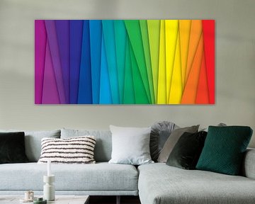 Regenboog  kleuren (spectrum) van Mark Rademaker