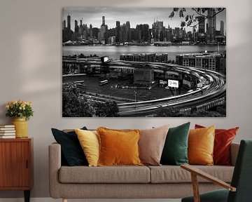 Ingang New York en Lincoln-tunnel van Kurt Krause