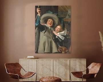 Junger Mann und Frau in einem Gasthaus, Frans Hals