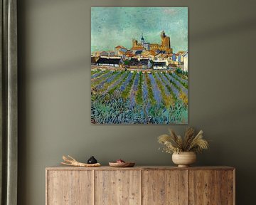 Blick auf Les Saintes-Maries-de-la-Mer, Vincent van Gogh