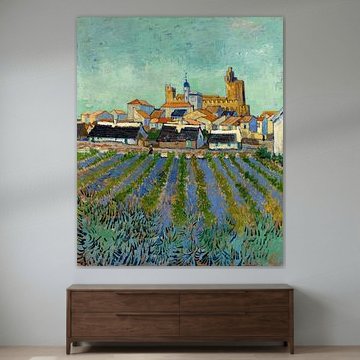 Zeezicht bij Les Saintes-Maries-de-la-Mer, Vincent van Gogh